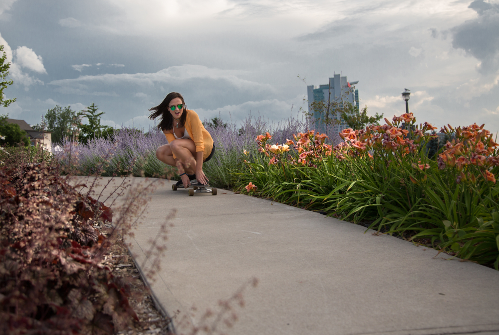 Female Skateboarder