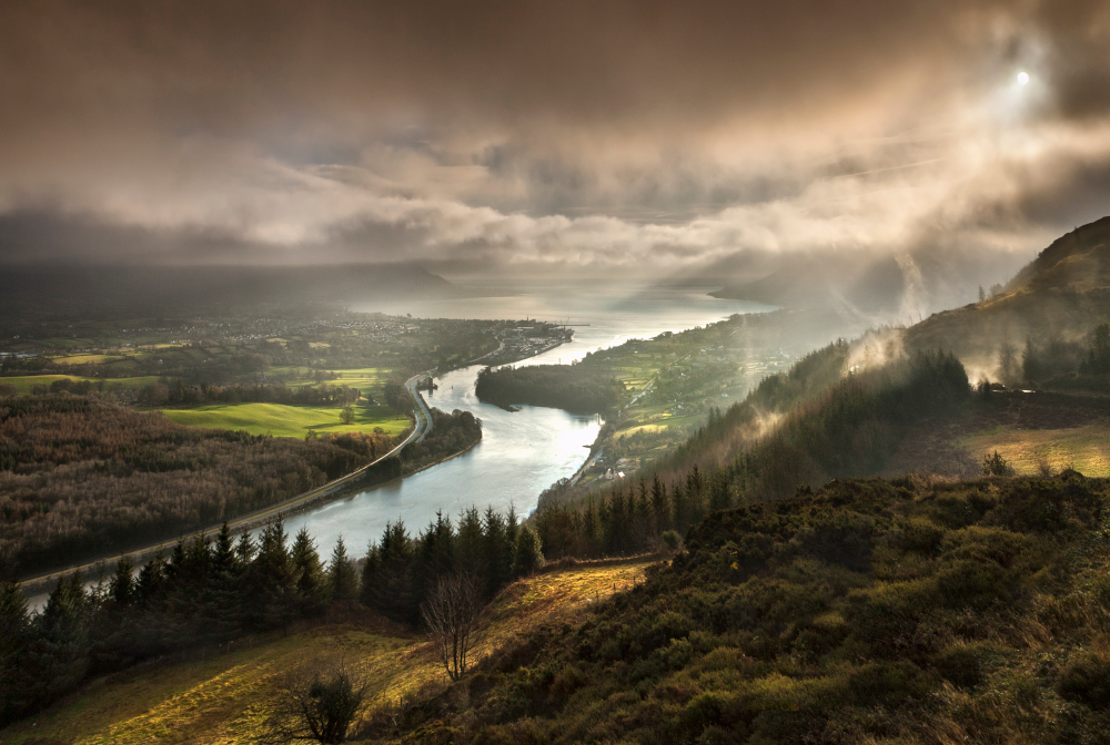 Carlingford Lough On The Border Of Northern Ireland And Ireland.